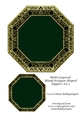 Multi-Layered Blank Octagon Shaped Toppers Set 5