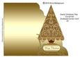 Swirly Christmas Tree Cut & Fold Scalloped Corner Card 2