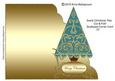 Swirly Christmas Tree Cut & Fold Scalloped Corner Card 3