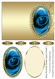 Rose In Oval Frame Quick Card 3