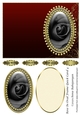 Rose In Oval Frame Quick Card 4