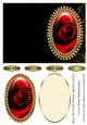 Rose In Oval Frame Quick Card 5