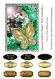 Fantasy Glitter Topper With Butterfly 2