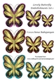 Lovely Butterfly Embellishments Set 1