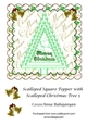 Scalloped Square Topper with Scalloped Christmas Tree 5
