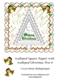 Scalloped Square Topper with Scalloped Christmas Tree 8