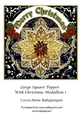 Large Square Topper With Christmas Medallion 1