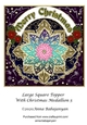 Large Square Topper With Christmas Medallion 5
