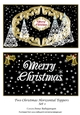 Two Christmas Horizontal Toppers Set 1