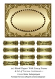 5x7 Blank Topper With Fancy Frame & Set of Various Sentiments 1