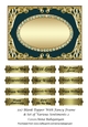 5x7 Blank Topper With Fancy Frame & Set of Various Sentiments 2