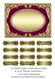 5x7 Blank Topper With Fancy Frame & Set of Various Sentiments 3