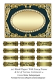 5x7 Blank Topper With Fancy Frame & Set of Various Sentiments 4