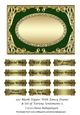 5x7 Blank Topper With Fancy Frame & Set of Various Sentiments 5