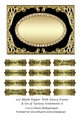 5x7 Blank Topper With Fancy Frame & Set of Various Sentiments 6