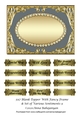 5x7 Blank Topper With Fancy Frame & Set of Various Sentiments 9