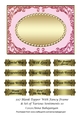 5x7 Blank Topper With Fancy Frame & Set of Various Sentiments 10