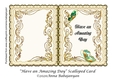 Have an Amazing Day Scalloped Card