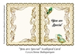 You are Special Scalloped Card