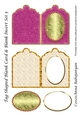 Tag Shaped Blank Card & Blank Insert Set 5