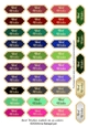 Best Wishes Labels in 35 colors