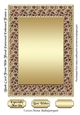 Blank Card Front With Floral Patterned Embossed Frame 9