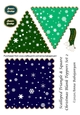Scalloped Triangle & Square Christmas Blank Toppers Set 2