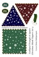 Scalloped Triangle & Square Christmas Blank Toppers Set 4