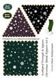 Scalloped Triangle & Square Christmas Blank Toppers Set 5