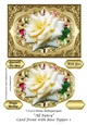 All Fancy Card Front with Rose Topper 1