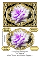 All Fancy Card Front with Rose Topper 5