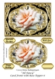 All Fancy Card Front with Rose Topper 6