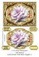 All Fancy Card Front with Rose Topper 7