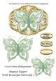 Shaped Topper With Beautiful Butterfly 7