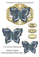 Shaped Topper With Beautiful Butterfly 11