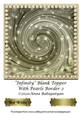 Infinity Blank Topper With Pearls Border 2