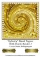 Infinity Blank Topper With Pearls Border 7