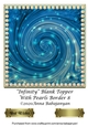 Infinity Blank Topper With Pearls Border 8