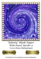 Infinity Blank Topper With Pearls Border 9