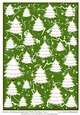 Artistic Christmas Background With Christmas Trees 7