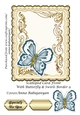 Scalloped Card Front With Butterfly & Swirls Border 9