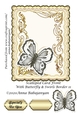 Scalloped Card Front With Butterfly & Swirls Border 11