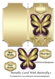 Metallic Card With Butterfly 1