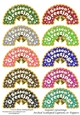 Seasons Greetings Arched Scalloped Captions or Toppers