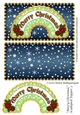 Merry Christmas Scalloped Topper 2