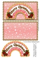 Merry Christmas Scalloped Topper 4