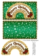 Merry Christmas Scalloped Topper 5