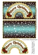 Merry Christmas Scalloped Topper 6