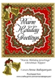 Warm Holiday Greetings Christmas Topper