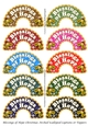 Blessings of Hope Christmas Arched Scalloped Captions or Toppers